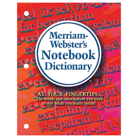 #26903 MERRIAM WEBSTER NOTEBOOK DICTIONARY