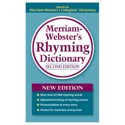 #26929 MERRIAM WEBSTER RHYMING DICTIONARY PAPERBACK