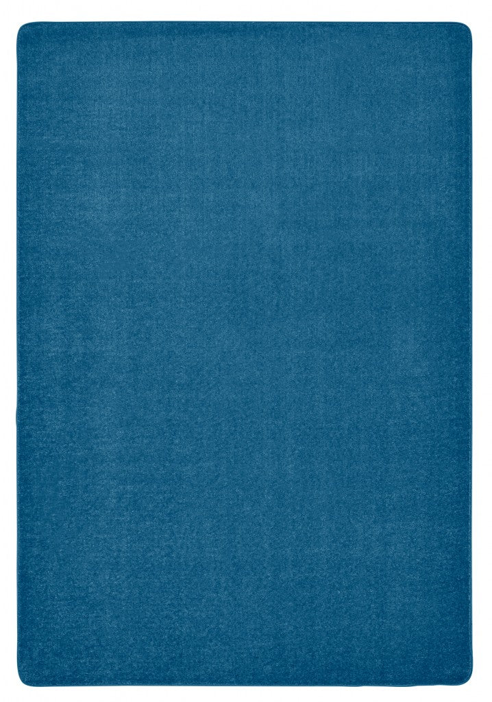 #59255 Mt St Helens Solids - Marine Blue, 7ft 6in x 12ft Rectangle Rug