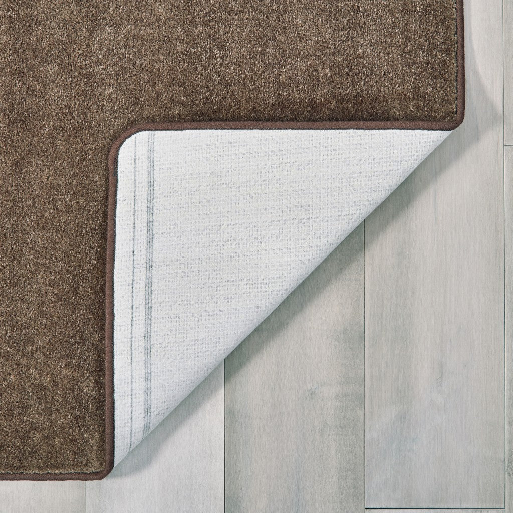 #11717 Mt. St. Helens Solids - Mocha, 8'3" x 11'8" Oval Rug