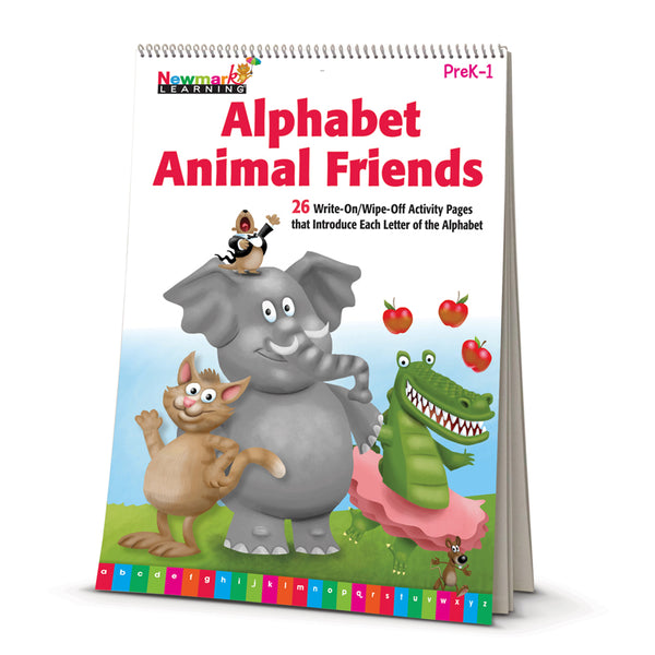 #55821 LEARNING FLIP CHARTS ALPHABET ANIMAL FRIENDS