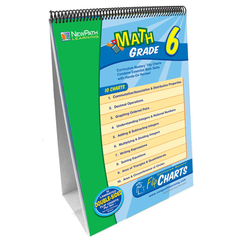 #27410 MATH FLIP CHART SET GR 6