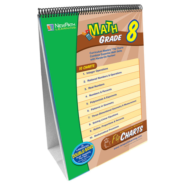 #27412 MATH FLIP CHART SET GR 8
