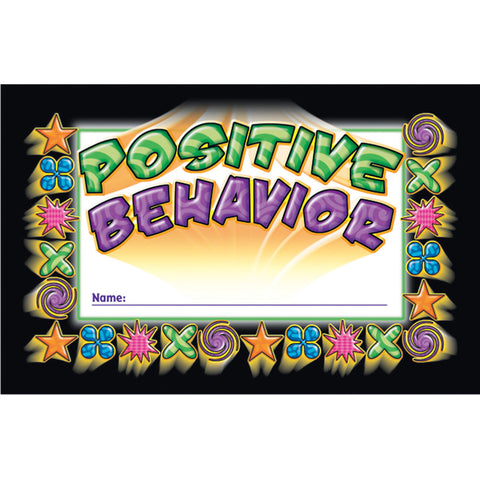 #27595 INCENTIVE PUNCH CARDS POSITIVE BEHAVIOR 36/PK