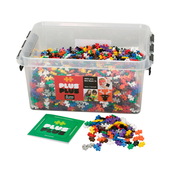 #56430 SCHOOL SET 3600 PCS IN BASIC COLORS PLUS-PLUS