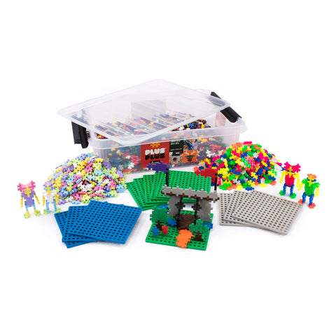 #56441 PLUS-PLUS SCHOOL SET 3600 PIECES WITH 12 BASEPLATES