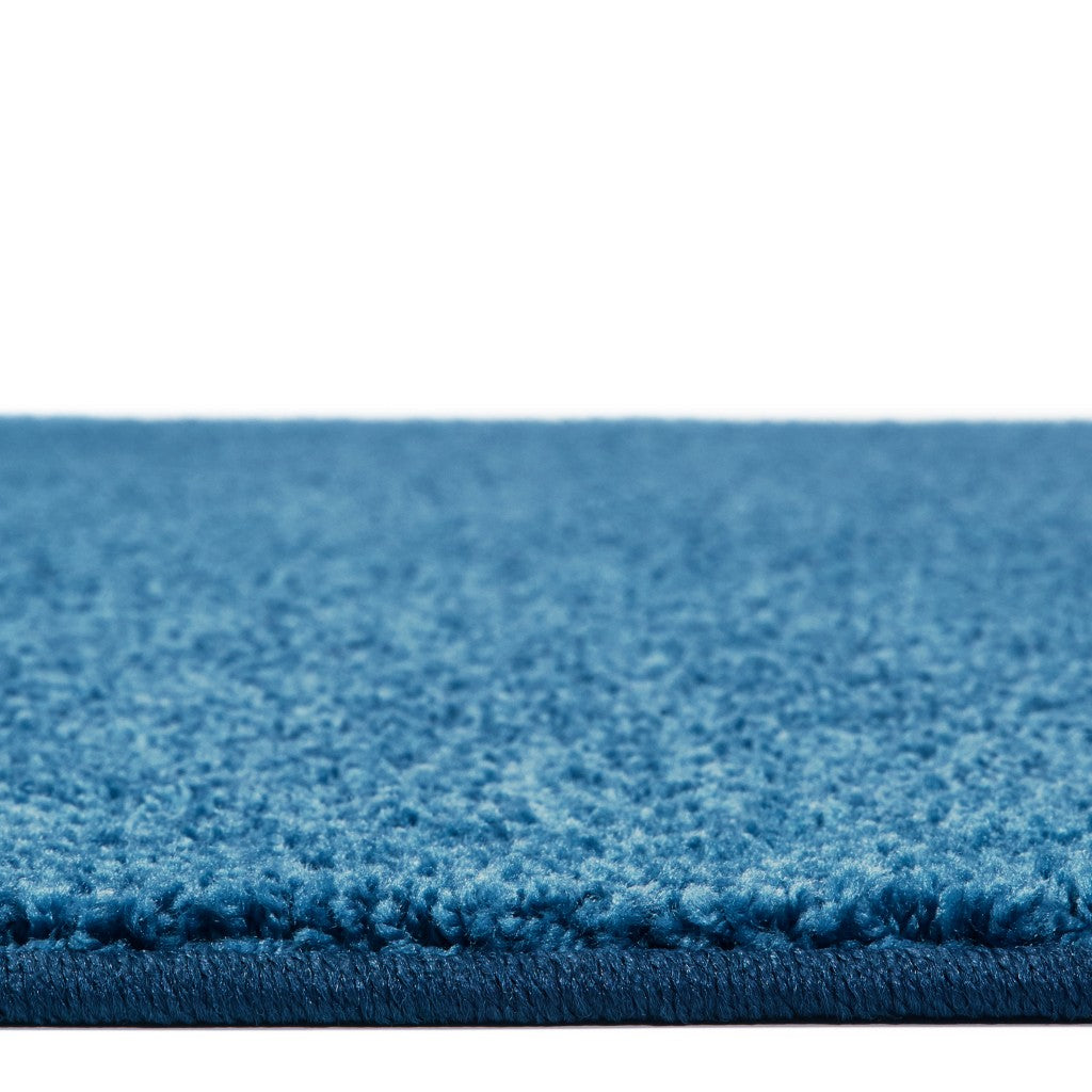 #12469 KIDplush Solids - Pacific Blue, 6' X 9' Rectangle Rug