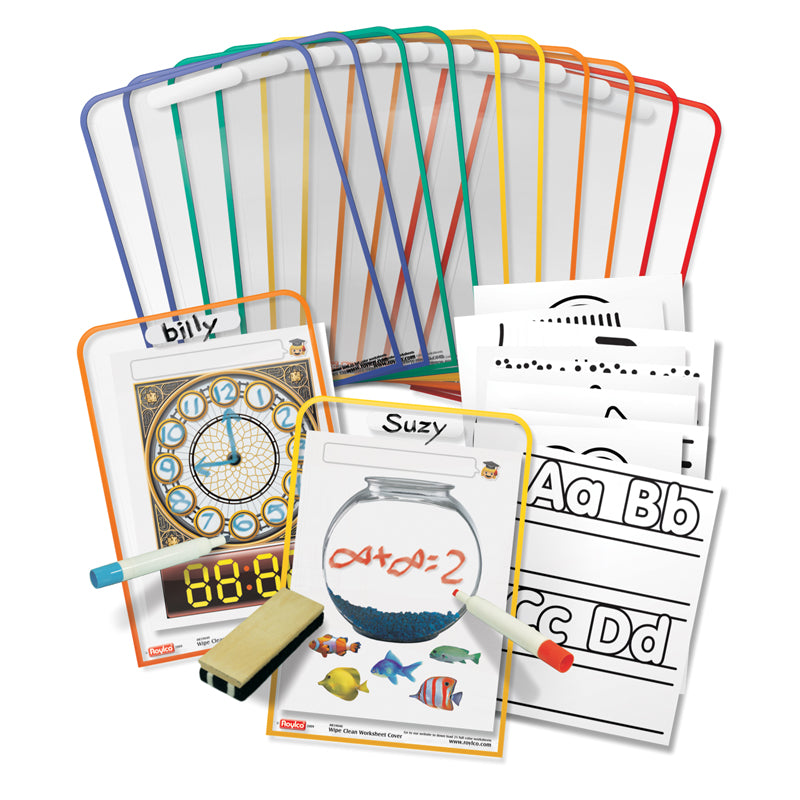 #29465 WIPE CLEAN WORKSHEET COVERS