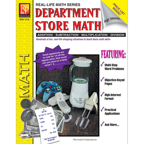 #29559 BOOK DEPARTMENT STORE MATH GR 4 - 8
