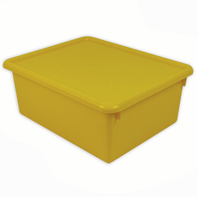 #29727 STOWAWAY YELLOW LETTER BOX WITH LID 13-1/2 X 10-3/4 X 5-3/8