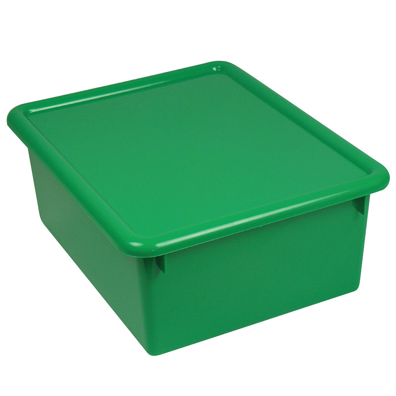 #29729 STOWAWAY GREEN LETTER BOX WITH LID 13-1/2 X 10-3/4 X 5-3/8