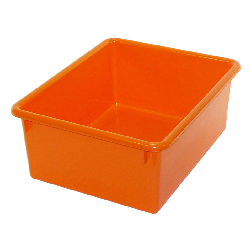 #29735 STOWAWAY LETTER BOX ORANGE NO LID 13-1/8 X 10-1/2 X 5-1/4
