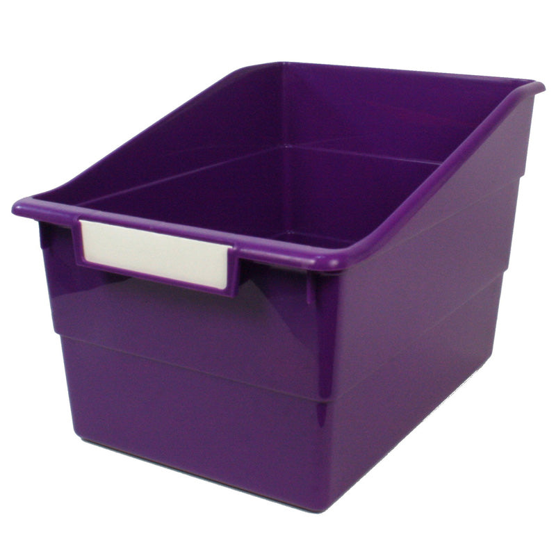 #29813 WIDE PURPLE FILE WITH LABEL HOLDER