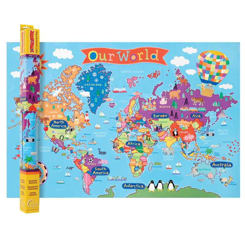 #30123 WORLD MAP FOR KIDS