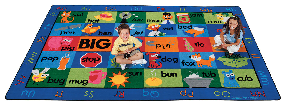 #12285 Rhyme Time Rug , 7'6" x 12' Rectangle