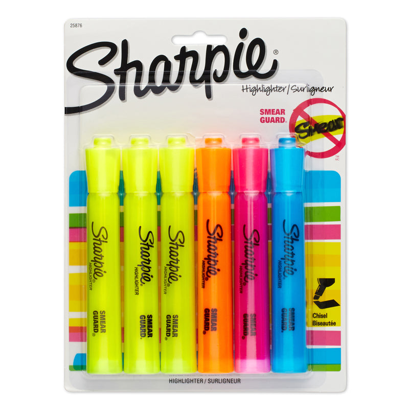 #30241 SHARPIE TANK 6 COUNT ASST CARDED
