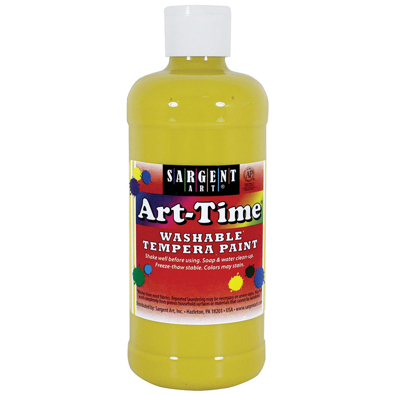 30305 YELLOW ART-TIME WASHABLE PAINT 16OZ - Factory Select