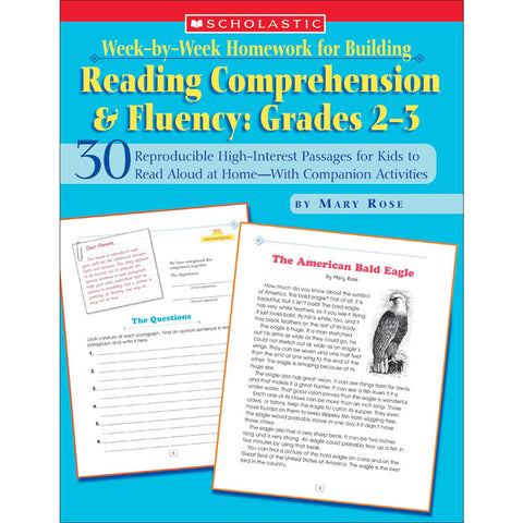 #30685 WEEK-BY-WEEK HOMEWORK READING COMPREHENSION & FLUENCY GR 2-3