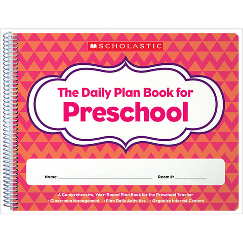 #31018 DAILY PLAN BOOK FOR PRESCHOOL