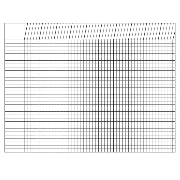 #31339 INCENTIVE CHART HORIZONTAL WHITE 28 X 22