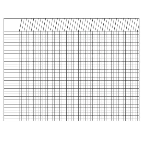 #31339 INCENTIVE CHART HORIZONTAL WHITE 28 X 22
