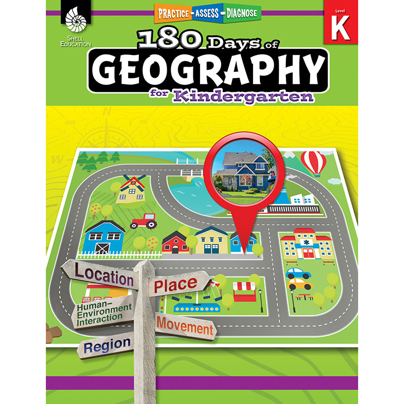 #57088 180 DAYS OF GEOGRAPHY GRADE K