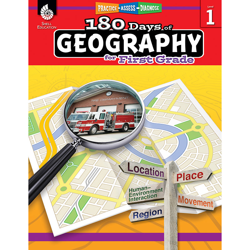 #57089 180 DAYS OF GEOGRAPHY GRADE 1