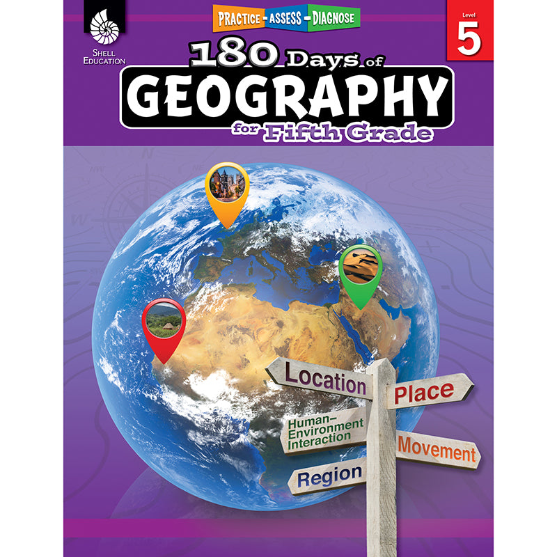 #57092 180 DAYS OF GEOGRAPHY GRADE 5