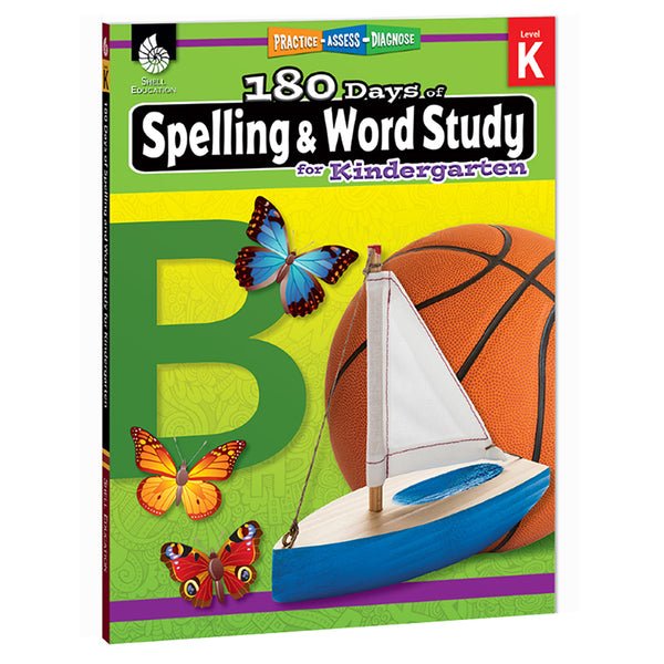 #57094 180 DAYS SPELLING & WORD STUDY GR K