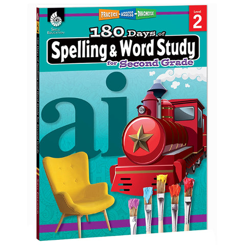 #57096 180 DAYS SPELLING & WORD STUDY GR 2
