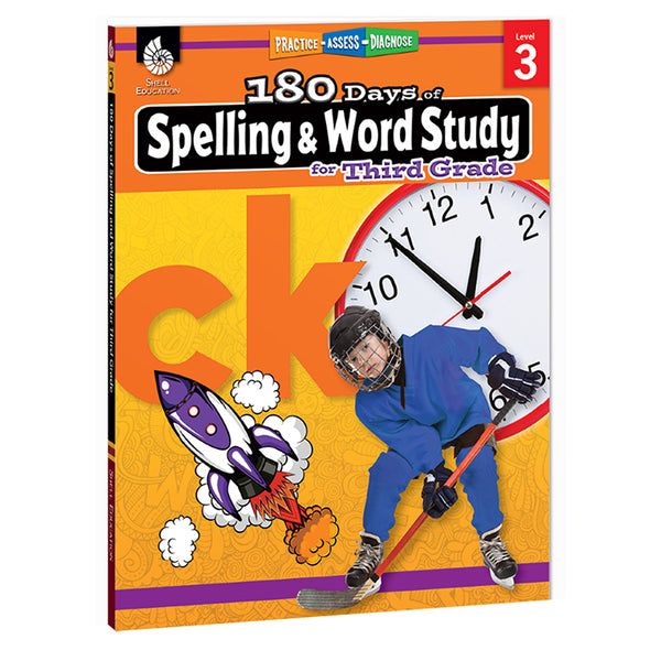 #57097 180 DAYS SPELLING & WORD STUDY GR 3