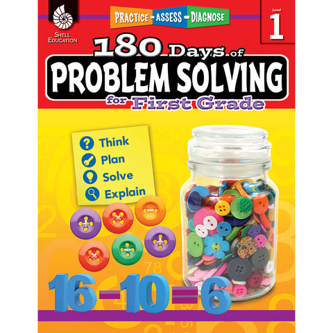 #31622 180 DAY PROBLEM SOLVING GR1 WORKBK