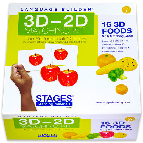 #57151 LANG BUILD 3D 2D MATCHING KIT FOODS