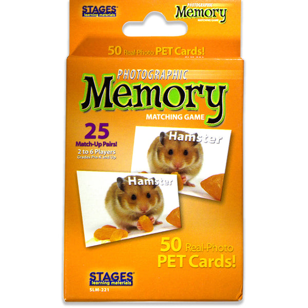 #31721 PETS PHOTOGRAPHIC MEMORY MATCHING GAME