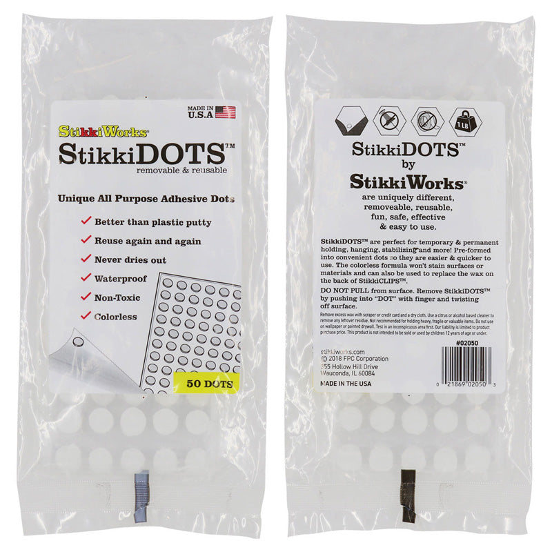 #31970 STIKKI WAX DOTS 50 PER BAG