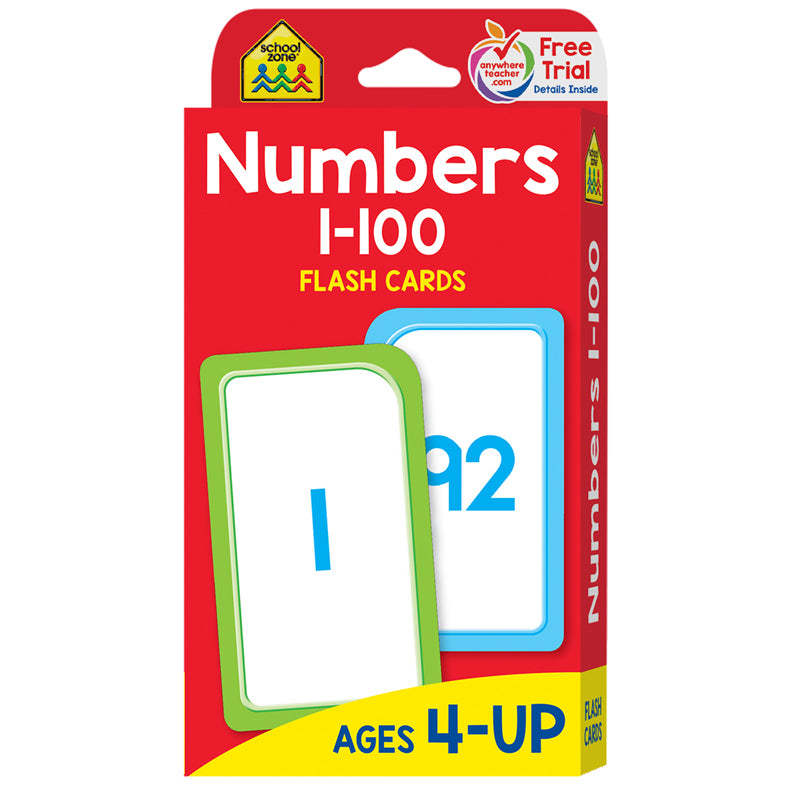 #32914 NUMBERS 1-100 FLASH CARDS