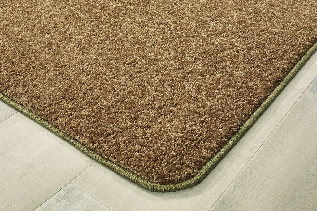 #12471 KIDplush Solids - Sunset Sand, 6' X 9' Rectangle Rug