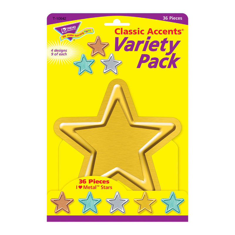 #57316 STARS CLASSIC ACCENTS VAR PACK I HEART METAL
