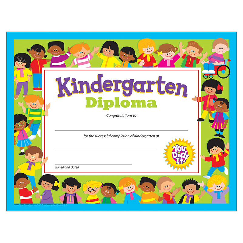 #33414 KINDERGARTEN DIPLOMA