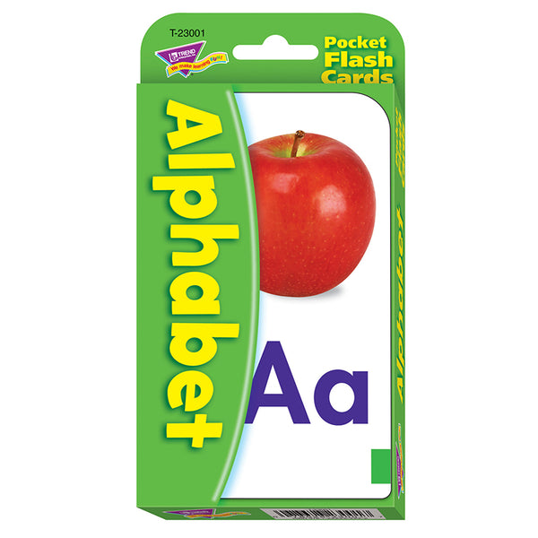 #33449 POCKET FLASH CARDS ALPHABET 56-PK 3 X 5 TWO-SIDED CARDS