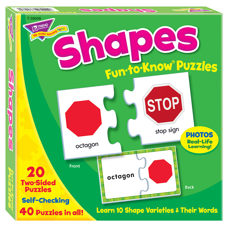 #33647 FUN-TO-KNOW PUZZLESSHAPES