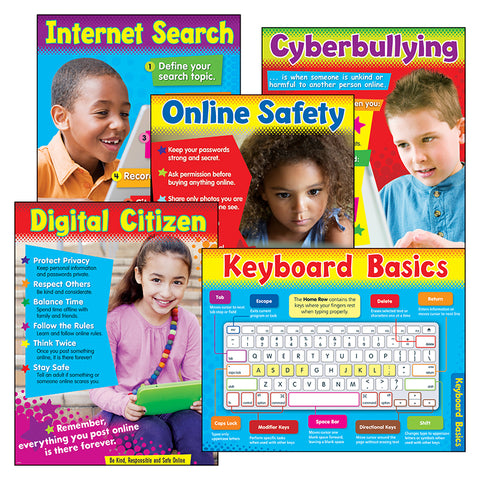 #33949 PRIMARY TECHNOLOGY 5 ST LEARNING CHARTS COMBO PACK