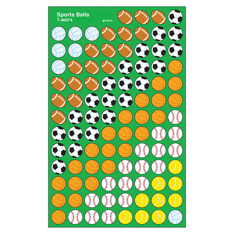 #34030 SUPERSHAPES STICKERS SPORTS BALL