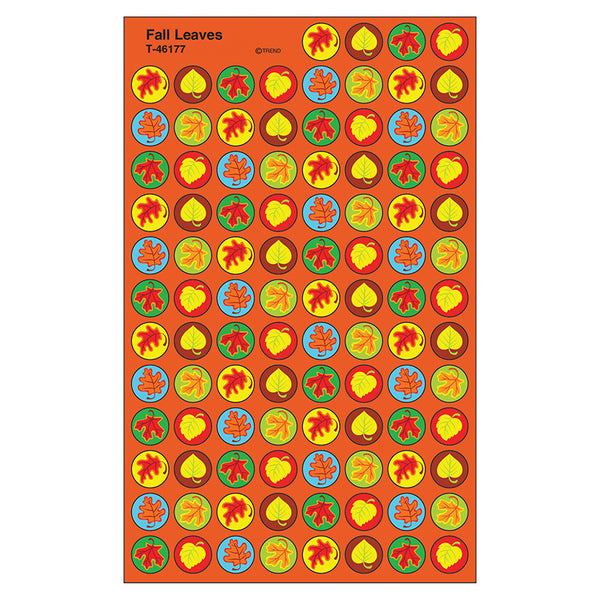 #34084 FALL LEAVES SUPERSPOT SHAPES STICKERS