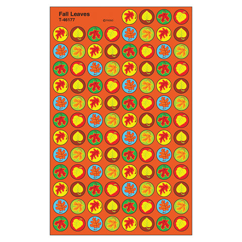 #34084 FALL LEAVES SUPERSPOT SHAPES STICKERS