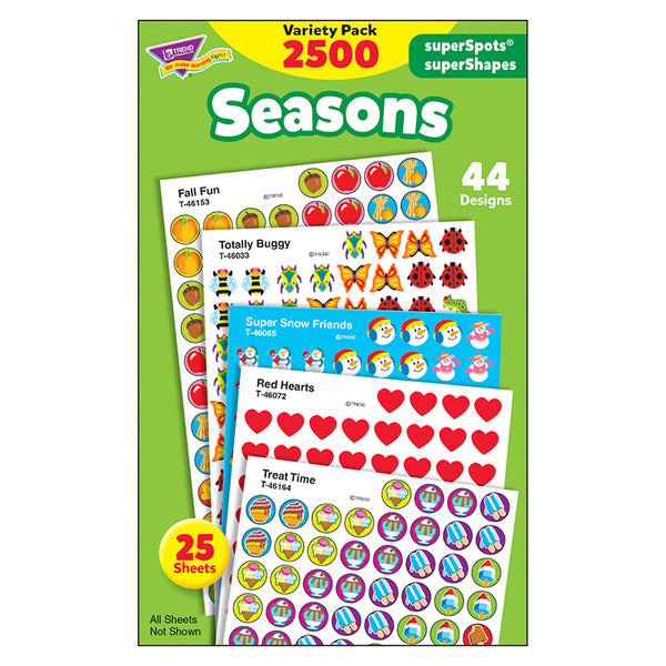 #34208 STICKERS SEASONS COLOSSAL VARIETY PK