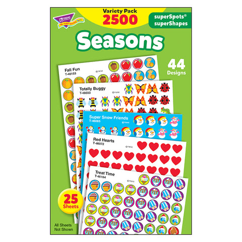 #34208 STICKERS SEASONS COLOSSAL VARIETY PK