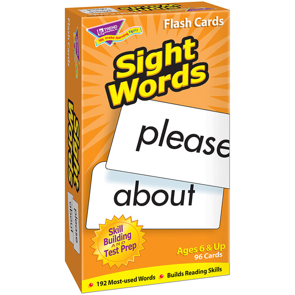 #34337 FLASH CARDS SIGHT WORDS 96/BOX