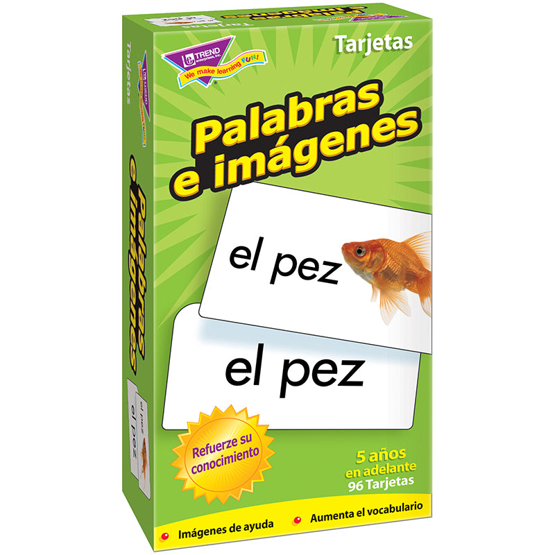 #34340 FLASH CARDS PALABRAS E 96/BOX IMAGENES