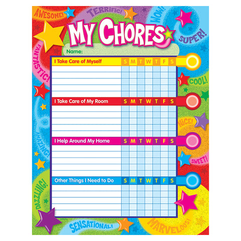 #34793 PRAISE WORDS N STARS PROGRESS CHART